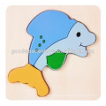 china top selling products lovely animal toys 3D wooden puzzle for baby